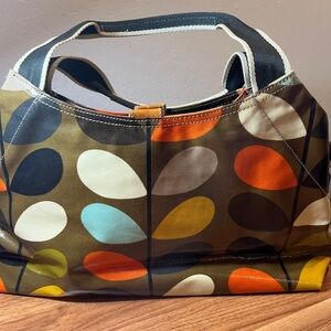 Orla Kiely tote bag.